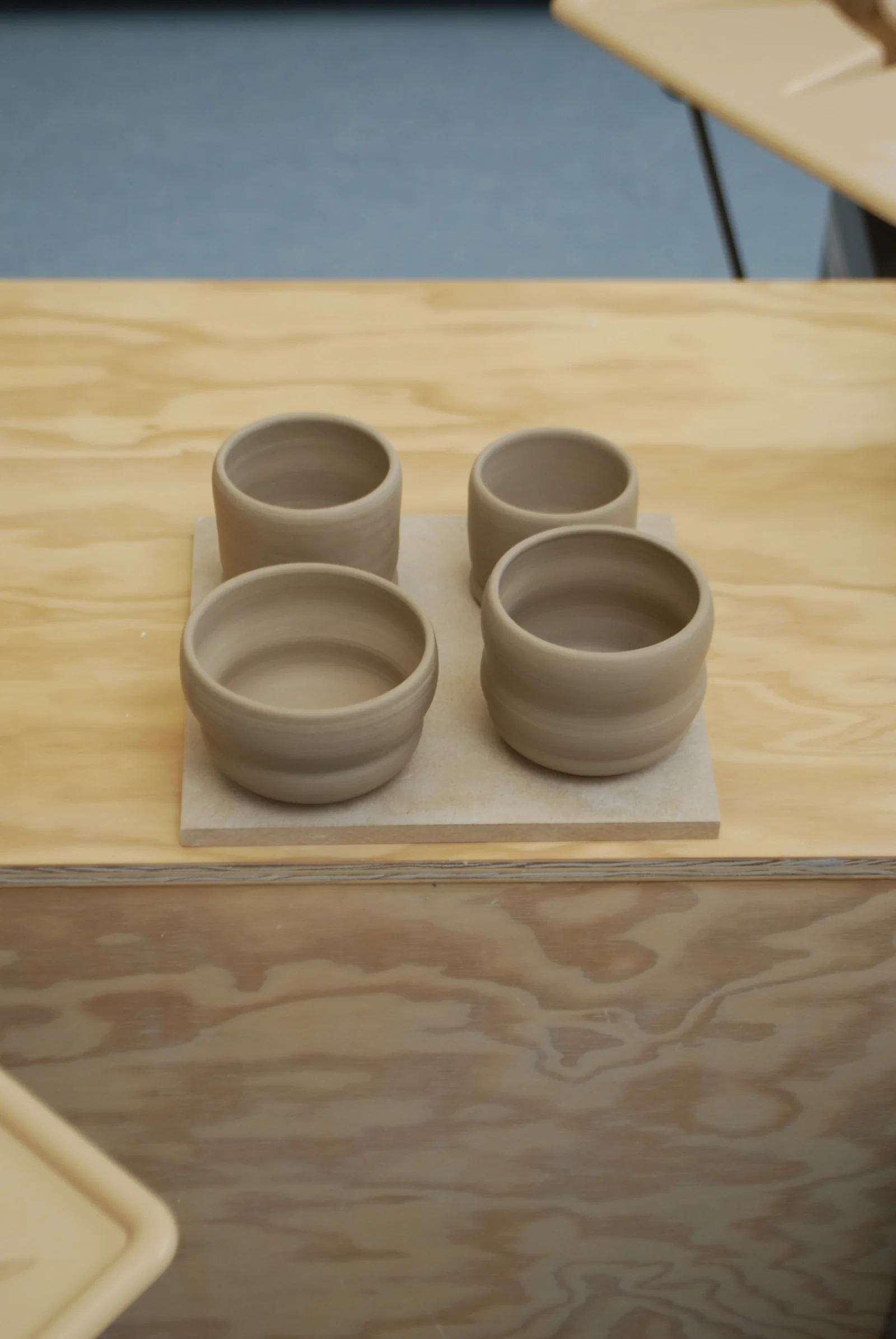 Refining a piece on the wheel